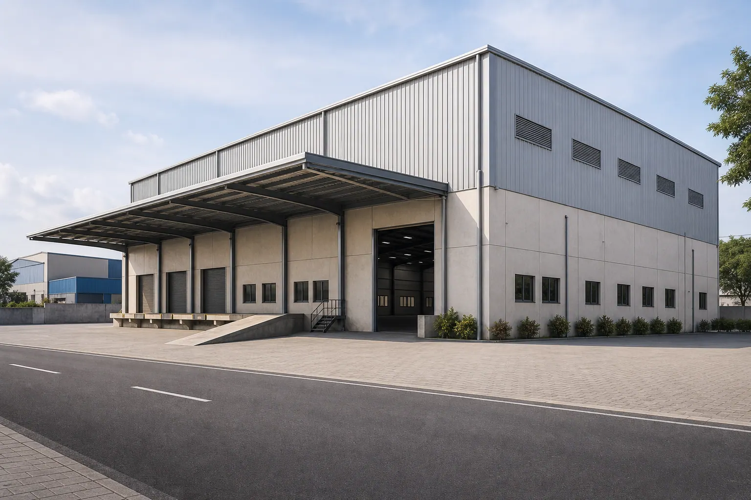 Artistic impression of 14,500 Sq.Ft Industrial Shed for Rent at Ambad MIDC, Nashik