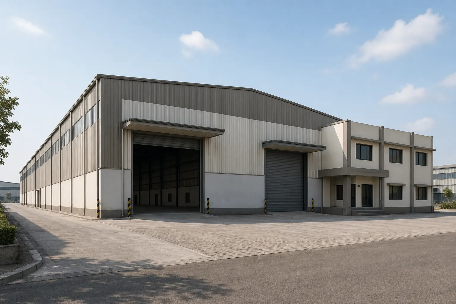 Artistic impression of 20,000 Sq.Ft Industrial Shed for Rent at Ambad MIDC, Nashik
