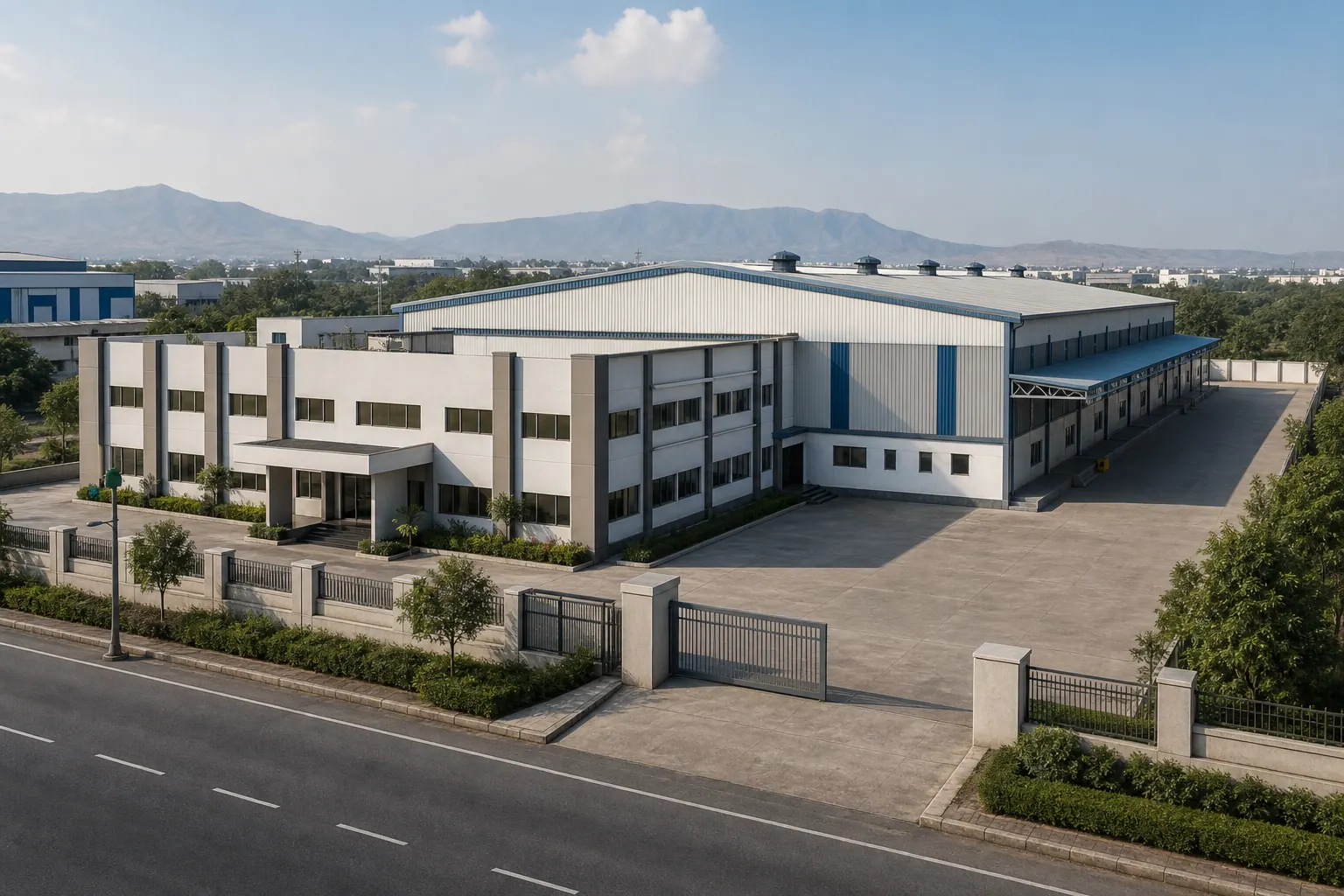 Artistic impression of 25,000 Sq.Ft Manufacturing Plant for Sale at Satpur MIDC, Nashik